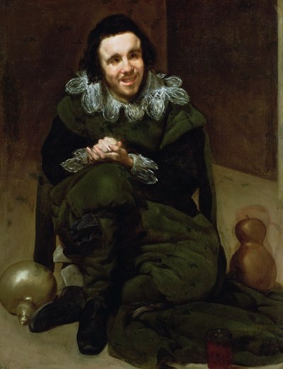 The Buffoon Calabacillas, Mistakenly Called The Idiot of Coria, 1639 by Diego Velázquez